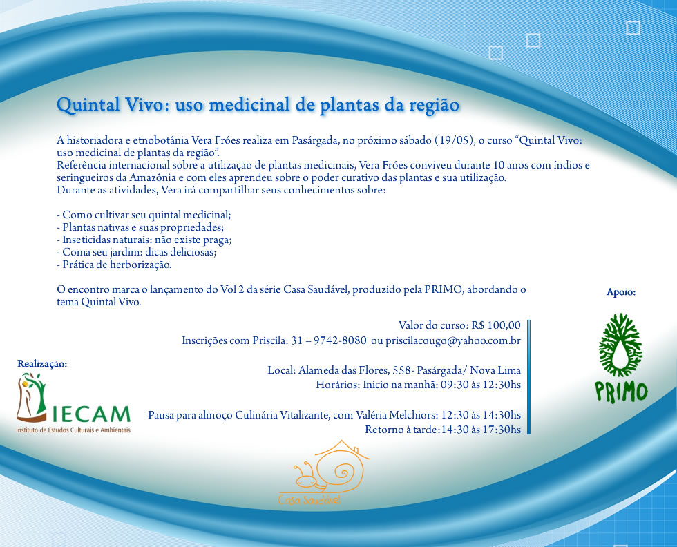 Read more about the article Quintal Vivo: uso medicinal de plantas da região